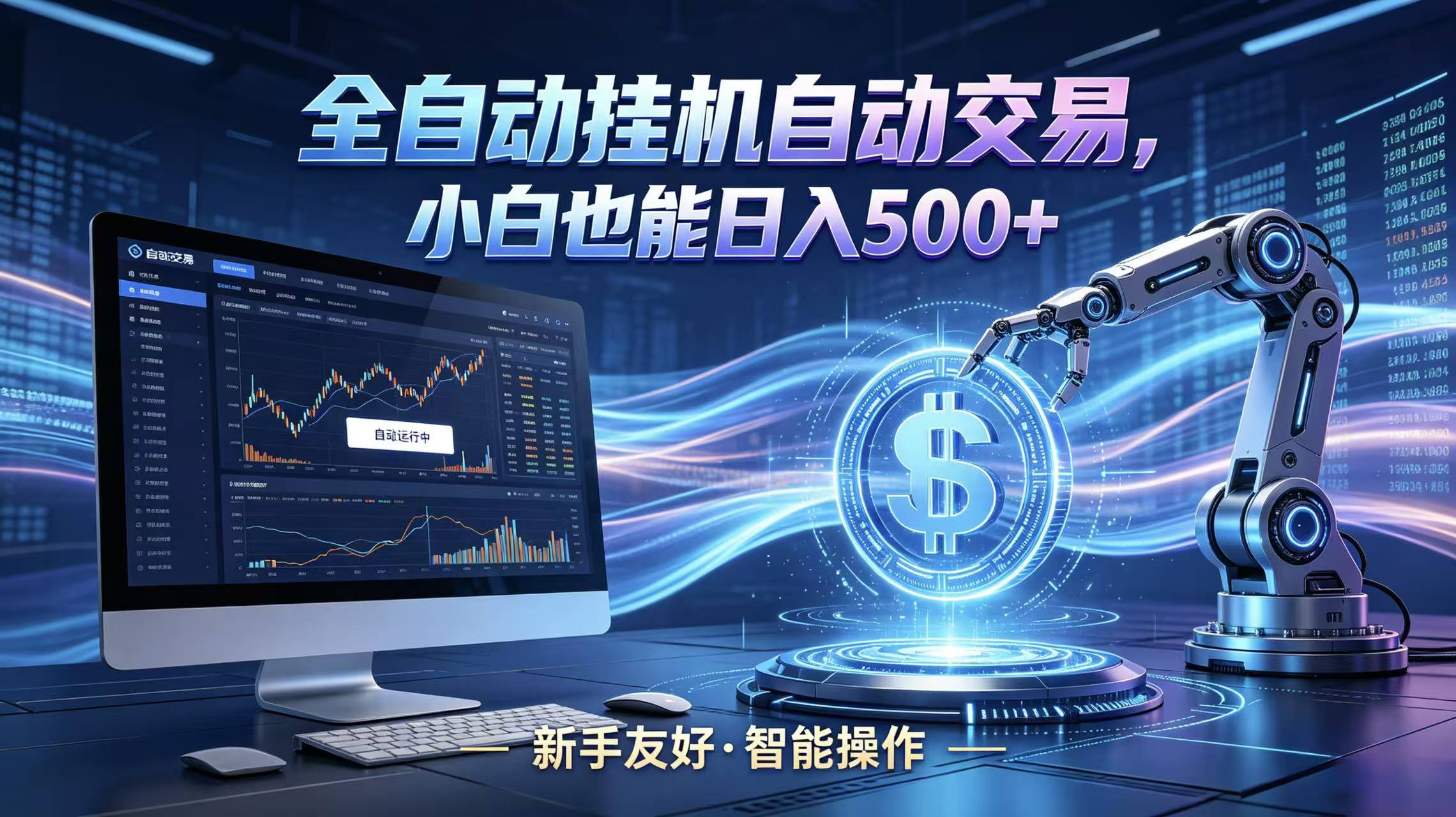 全新智能化交易助手，傻瓜式操作，小白也能快速上手，轻松实现日入500+-shxbox省心宝盒
