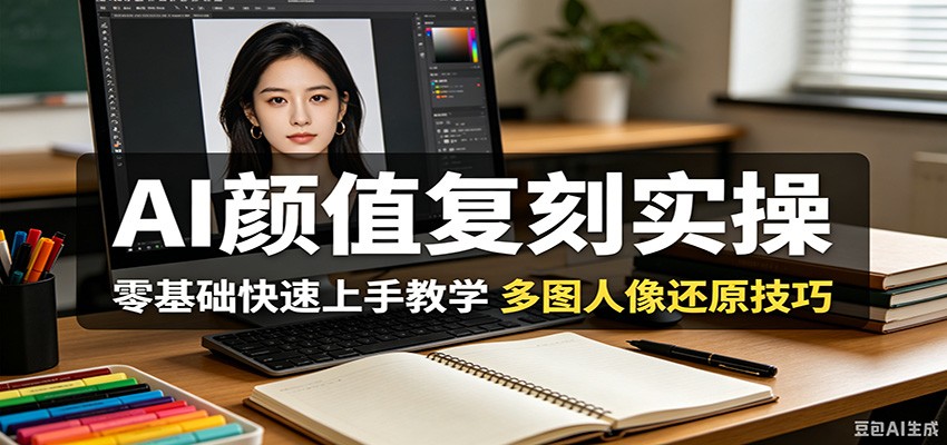 AI颜值复刻实操，零基础快速上手教学，多图人像还原技巧-shxbox省心宝盒