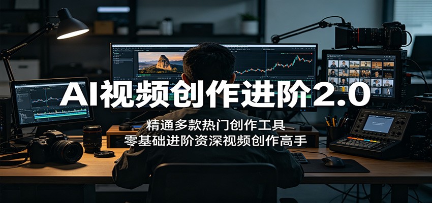 AI视频创作进阶2.0：精通多款热门创作工具，零基础进阶资深视频创作高手-shxbox省心宝盒