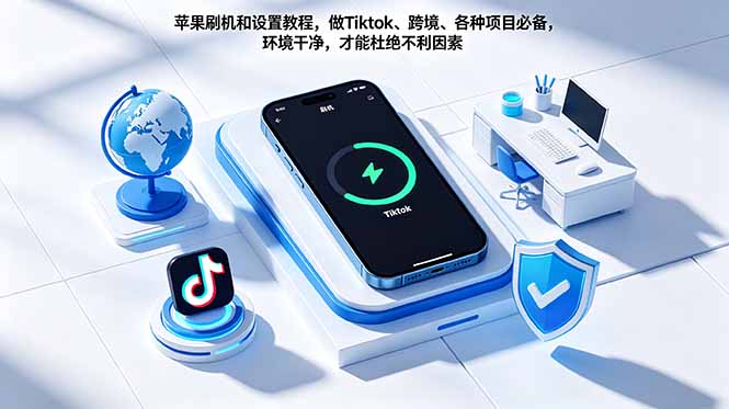 苹果刷机和设置教程，做Tiktok、跨境、各种项目必备，环境干净，才能杜绝不利因素-shxbox省心宝盒