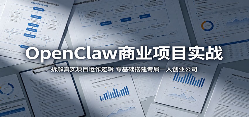 OpenClaw商业项目实战：拆解真实项目运作逻辑，零基础搭建专属一人创业公司-shxbox省心宝盒