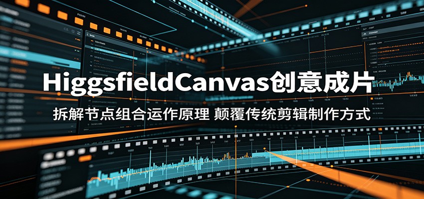 HiggsfieldCanvas创意成片：拆解节点组合运作原理，颠覆传统剪辑制作方式-shxbox省心宝盒