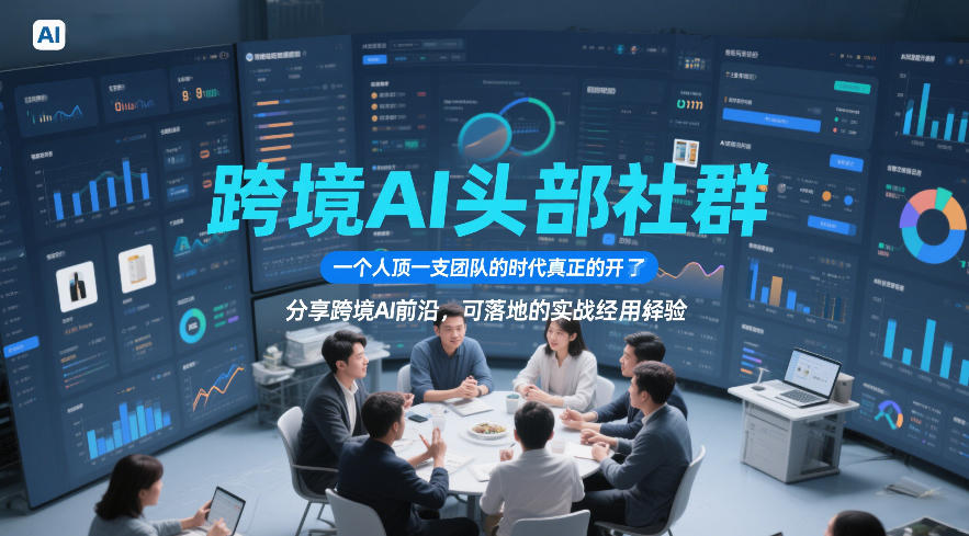 跨境AI头部社群，一个人顶一支团队的时代真正的开始了，分享跨境AI前沿，可落地的实战经验(更新5月23日)-shxbox省心宝盒