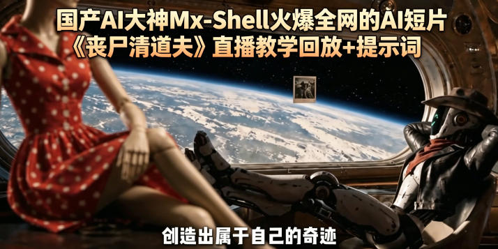 国产AI大神Mx-Shell火爆全网的AI短片《丧尸清道夫》直播教学回放+提示词-shxbox省心宝盒