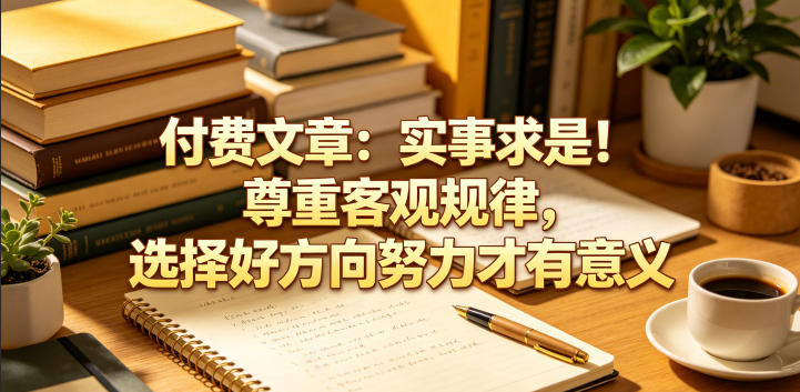 付费文章：实事求是！尊重客观规律，选择好方向努力才有意义-shxbox省心宝盒