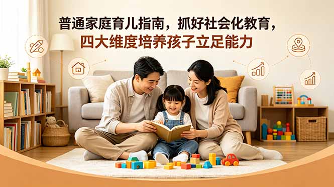 付费文章：普通家庭育儿指南，抓好社会化教育，四大维度培养孩子立足能力-shxbox省心宝盒