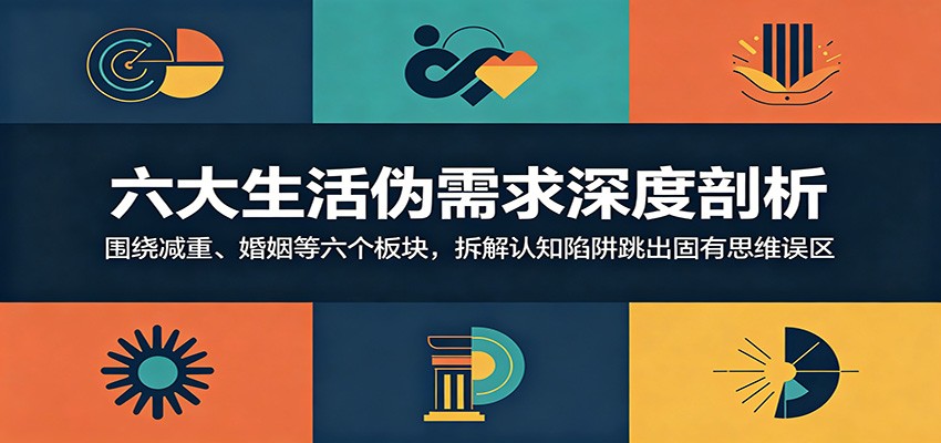 六大生活伪需求深度剖析：围绕减重、婚姻等六个板块，拆解认知陷阱跳出固有思维误区-shxbox省心宝盒