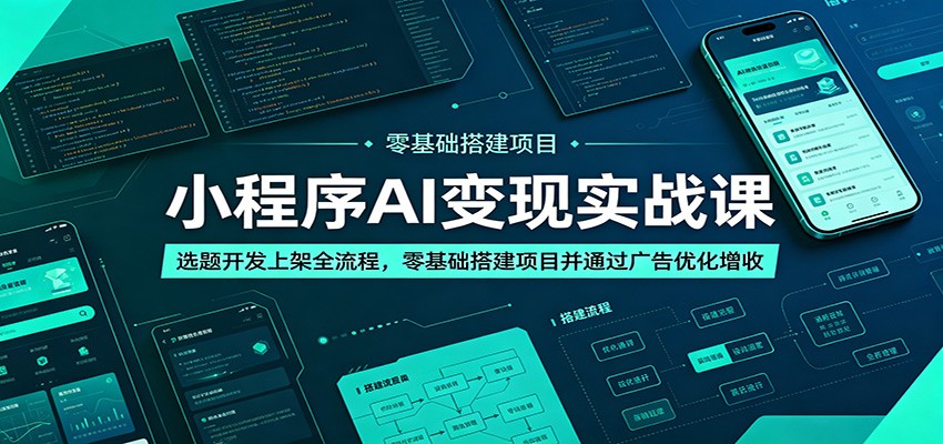 小程序AI变现实战课：选题开发上架全流程，零基础搭建项目并通过广告优化增收-shxbox省心宝盒