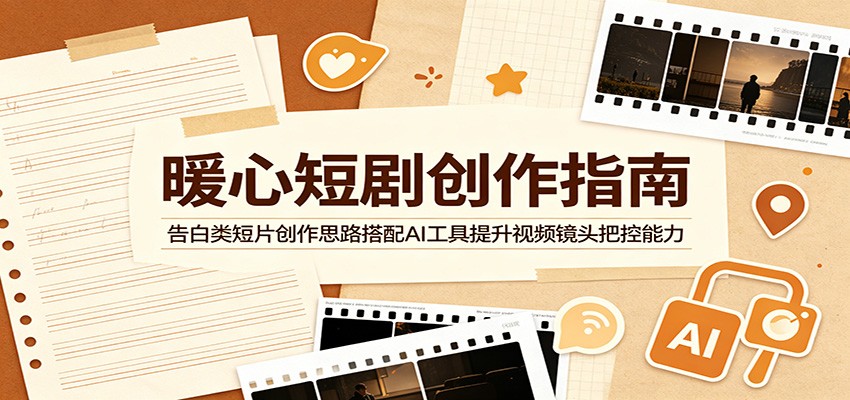 暖心短剧创作指南：告白类短片创作思路搭配AI工具提升视频镜头把控能力-shxbox省心宝盒