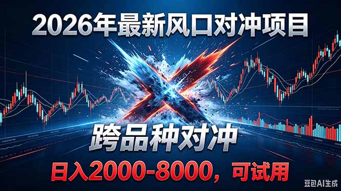 2026创业新风口！最新对冲！跨品种对冲！日收益2000-6000+-shxbox省心宝盒