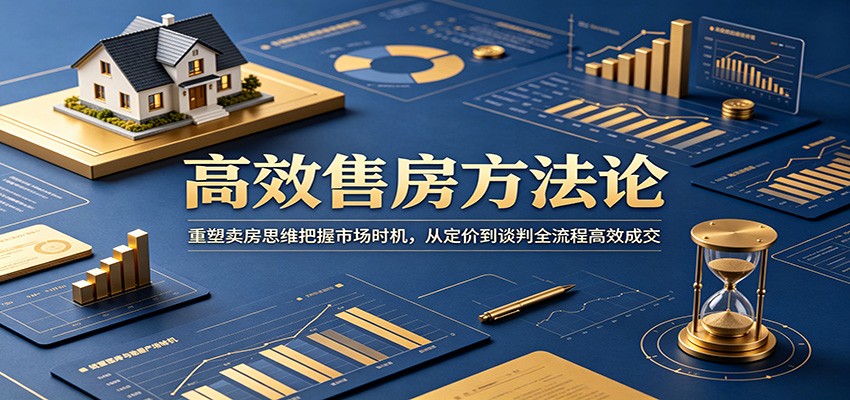 高效售房方法论：重塑卖房思维把握市场时机，从定价到谈判全流程高效成交-shxbox省心宝盒