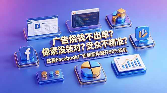 广告烧钱不出单？像素没装对？受众不精准？这套Facebook广告课帮你避开90%的坑-原创双语字幕-shxbox省心宝盒