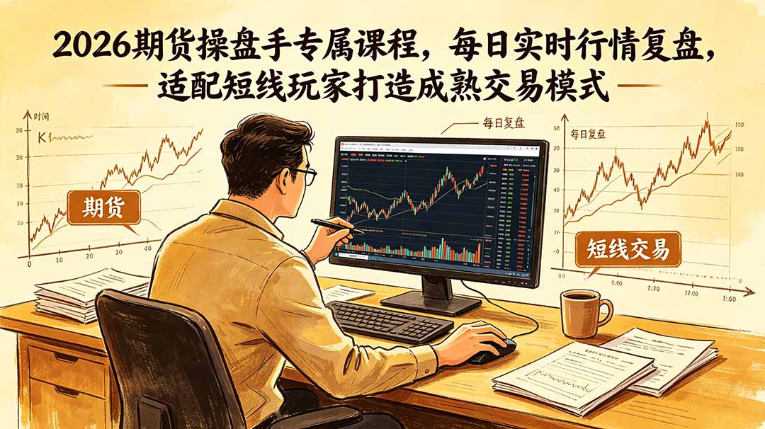 2026期货操盘手专属课程-更新6月，每日实时行情复盘，适配短线玩家打造成熟交易模式-shxbox省心宝盒