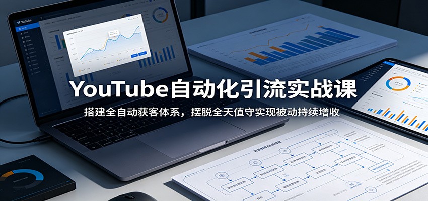 YouTube自动化引流实战课：搭建全自动获客体系，摆脱全天值守实现被动持续增收-shxbox省心宝盒