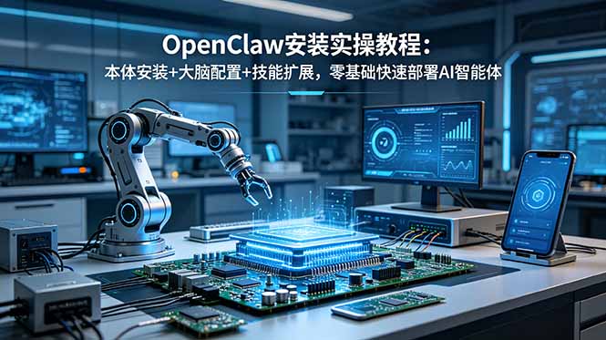 OpenClaw安装实操教程：本体安装+大脑配置+技能扩展，零基础快速部署AI智能体-shxbox省心宝盒
