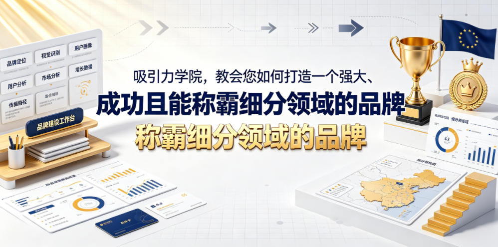 吸引力学院，教会您如何打造一个强大、成功且能称霸细分领域的品牌！【原创双语字幕】-shxbox省心宝盒