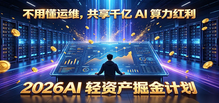 不用懂运维，共享千亿 AI 算力红利，2026AI 轻资产掘金计划-shxbox省心宝盒