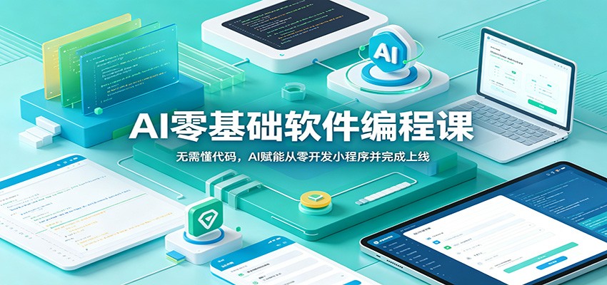 AI零基础软件编程课：无需懂代码，AI赋能从零开发小程序并完成上线-shxbox省心宝盒