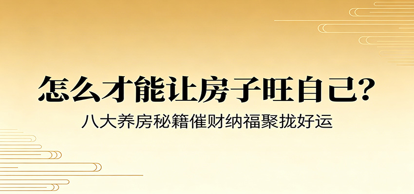 付费文章《怎么才能让房子旺自己？》八大养房秘籍催财纳福聚拢好运-shxbox省心宝盒