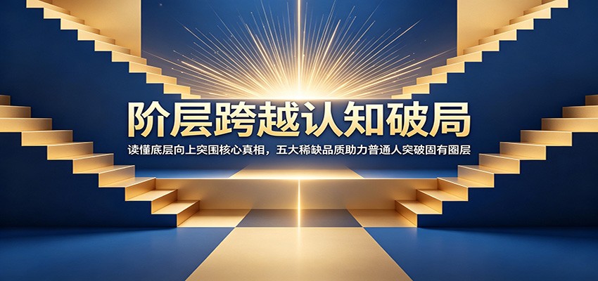 阶层跨越认知破局：读懂底层向上突围核心真相，五大稀缺品质助力普通人突破固有圈层-shxbox省心宝盒