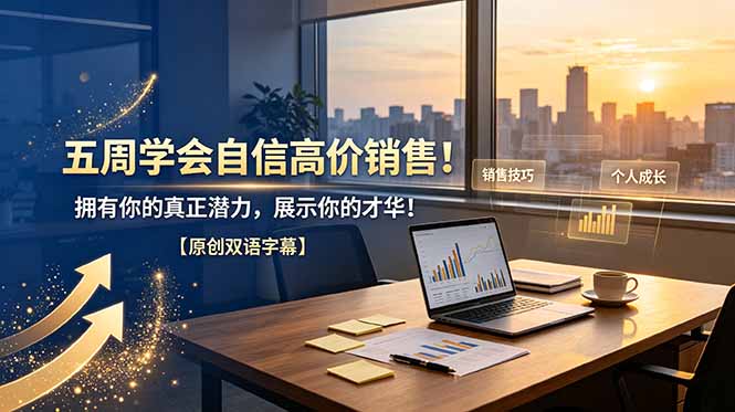 五周学会自信高价销售！拥有你的真正潜力，展示你的才华！【原创双语字幕】-shxbox省心宝盒