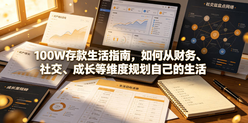 付费文章：100W存款生活指南，如何从财务、社交、成长等维度规划自己的生活-shxbox省心宝盒