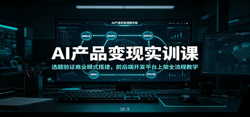 AI产品变现实训课：选题验证商业模式搭建，前后端开发平台上架全流程教学-shxbox省心宝盒