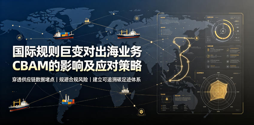 国际规则巨变对出海业务CBAM的影响及应对策略，帮助企业穿透供应链数据堵点，规避合规风险-shxbox省心宝盒