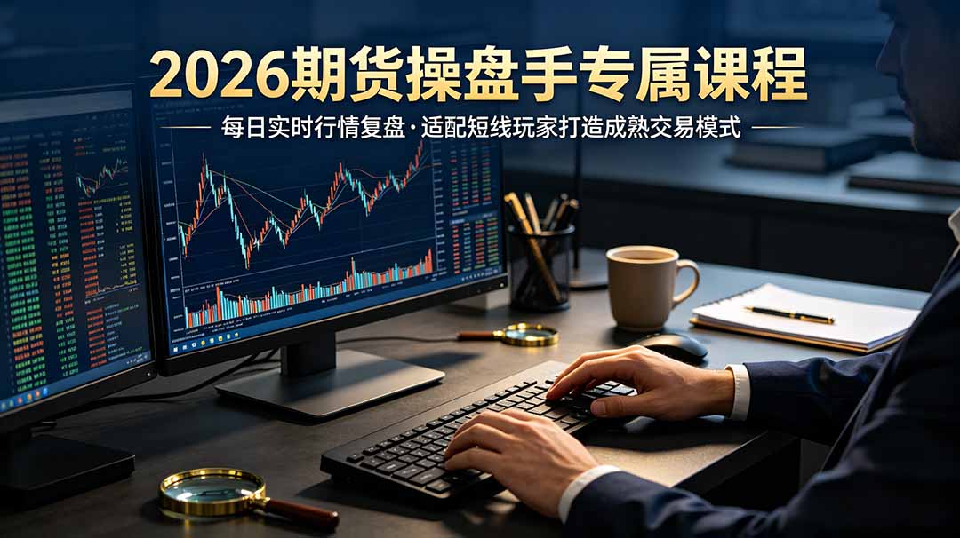2026期货操盘手专属课程-更新7月11，每日实时行情复盘，适配短线玩家打造成熟交易模式-shxbox省心宝盒