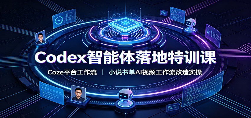 Codex智能体落地特训课：Coze平台工作流，小说书单AI视频工作流改造实操-shxbox省心宝盒