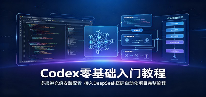 Codex零基础入门教程：多渠道充值安装配置，接入DeepSeek搭建自动化项目完整流程-shxbox省心宝盒