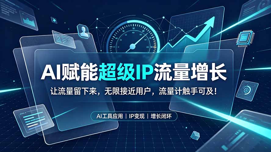 AI赋能超级IP流量增长:让流量留下来,无限接近用户,流量计触手可及!-shxbox省心宝盒