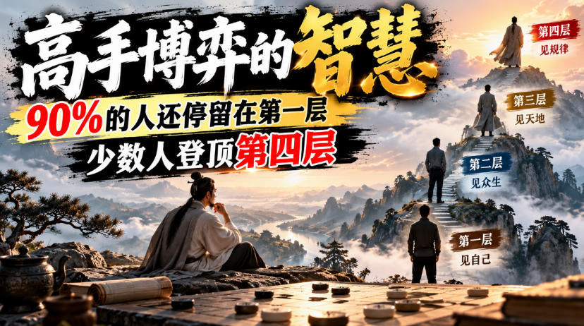 付费文章：高手博弈的智慧，90%的人还停留在第一层，少数人登顶第四层-shxbox省心宝盒