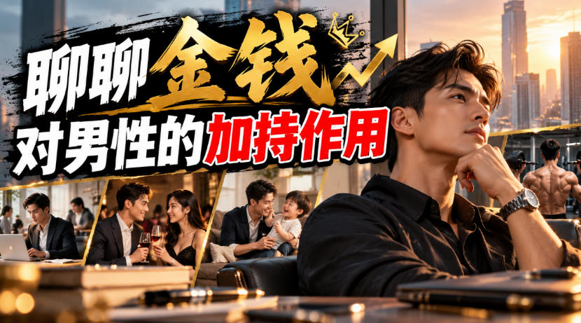 某公众号付费文章：聊聊金钱对男性的加持作用-shxbox省心宝盒