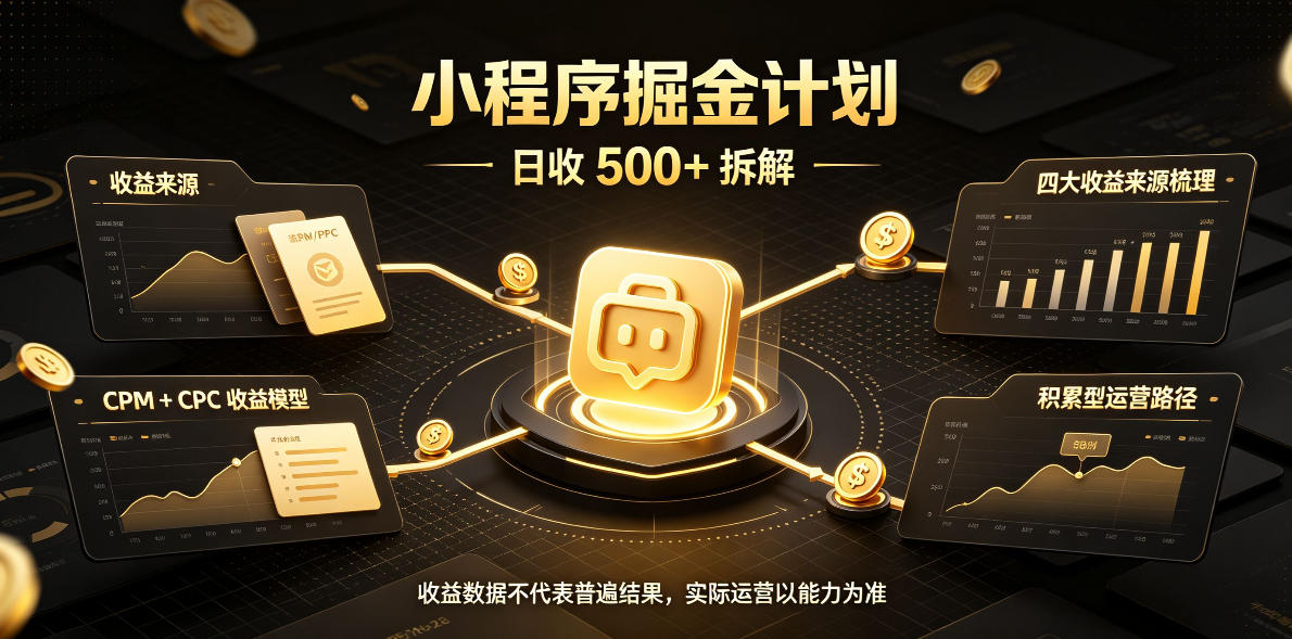 小程序推广计划，日收500+，腾讯官方打款，客户留存率高，收益长期稳定【揭秘】-shxbox省心宝盒