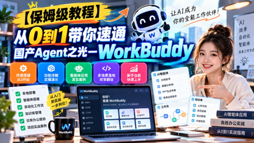 【保姆级教程】从0到1带你速通国产Agent之光—WorkBuddy【文档】-shxbox省心宝盒