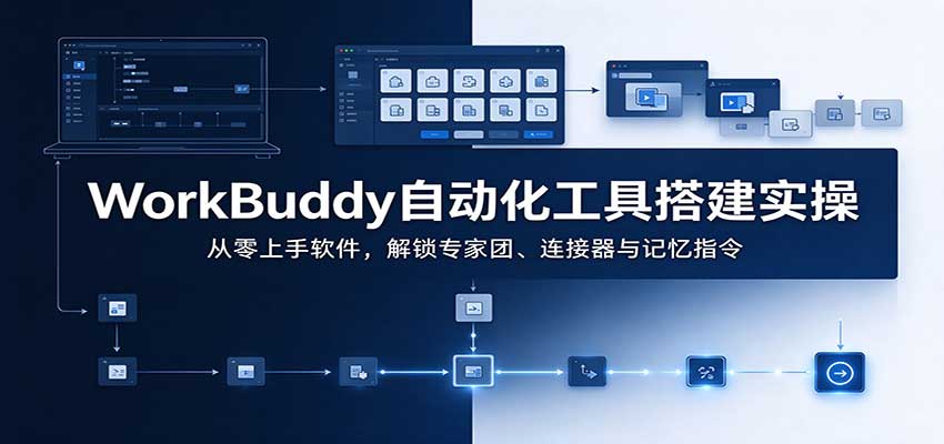 WorkBuddy自动化工具搭建实操：从零上手软件，解锁专家团、连接器与记忆指令-shxbox省心宝盒
