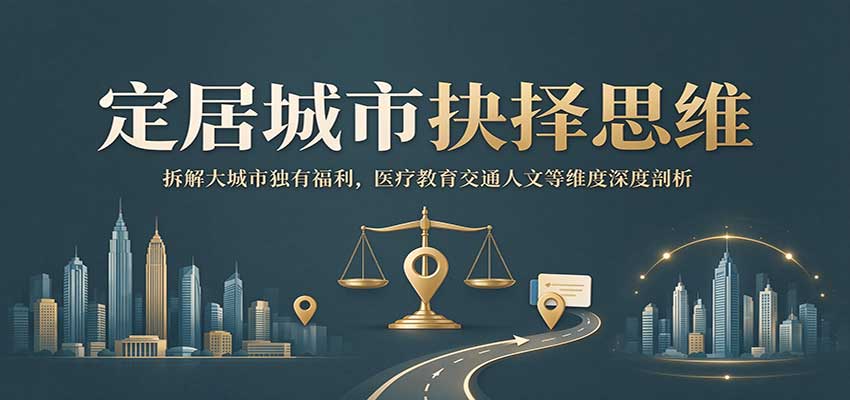 定居城市抉择思维：拆解大城市独有福利，医疗教育交通人文等维度深度剖析-shxbox省心宝盒