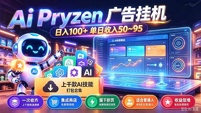 Pyrzen广告挂机， 全自动挂机风口项目， 单日50-95/天 虽然不是很暴力但是很稳-shxbox省心宝盒