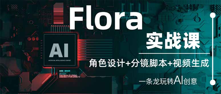 Flora实战课：角色设计+分镜脚本+视频生成，一条龙玩转AI创意-shxbox省心宝盒