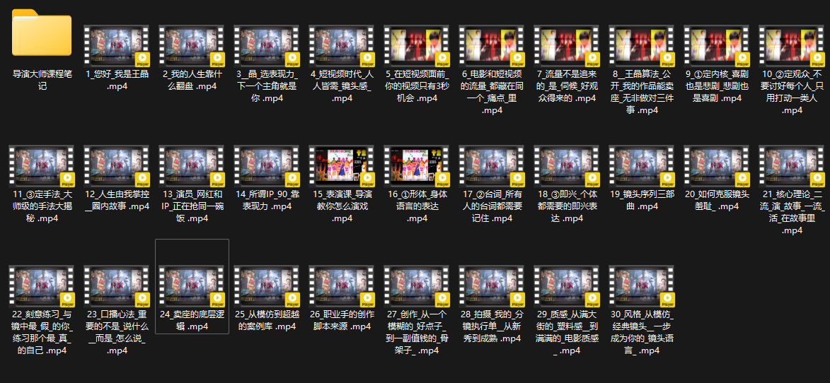 王晶大师课：流量破局-人生由我掌控-shxbox省心宝盒