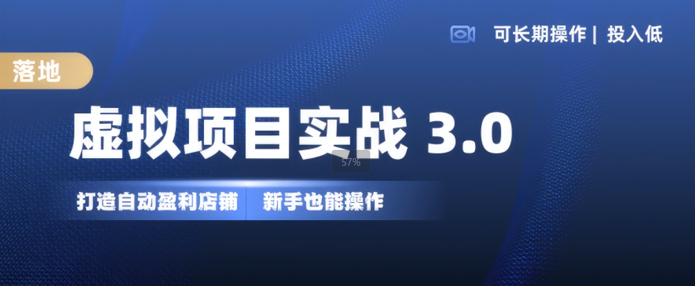 虚拟项目实战3.0，打造自动盈利店铺，可长期操作投入低，新手也能操作-shxbox省心宝盒