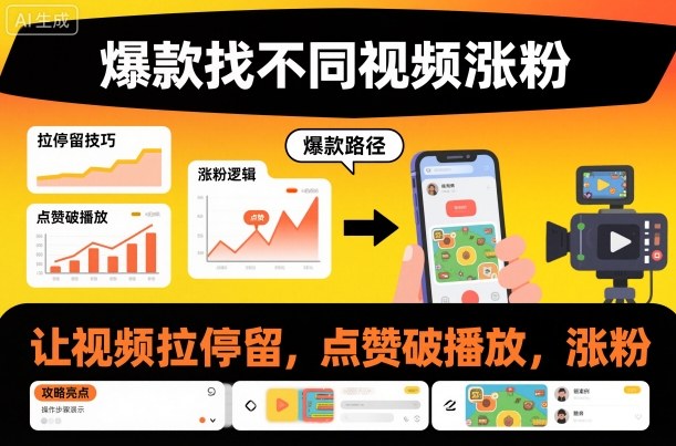 爆款找不同视频涨粉，让视频拉停留，实现点赞，破播放，涨粉-shxbox省心宝盒