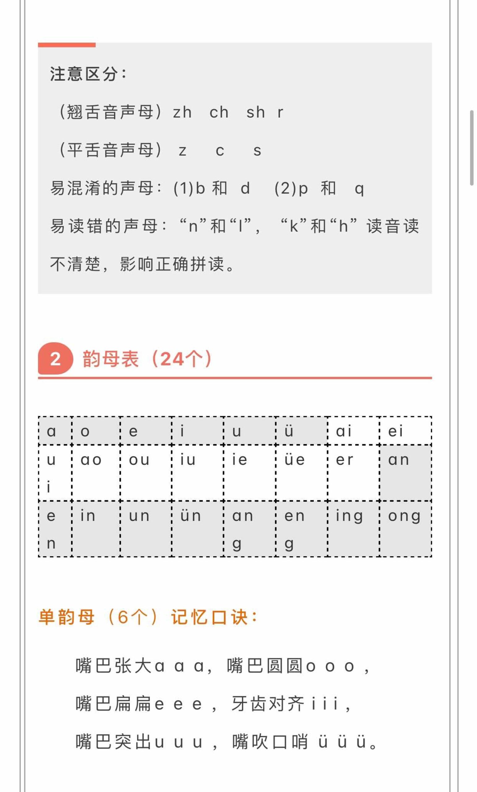 小学拼音顺口溜-六上语文-shxbox省心宝盒