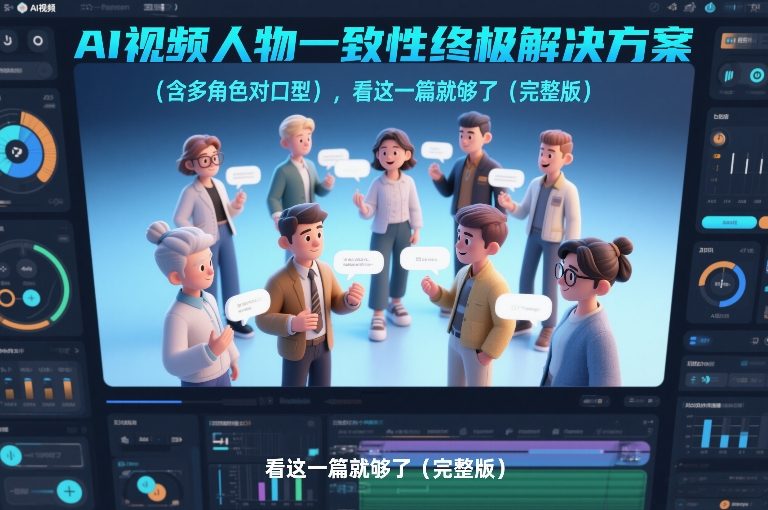 AI视频人物一致性终极解决方案(含多角色对口型)，看这一篇就够了(完整版)-shxbox省心宝盒