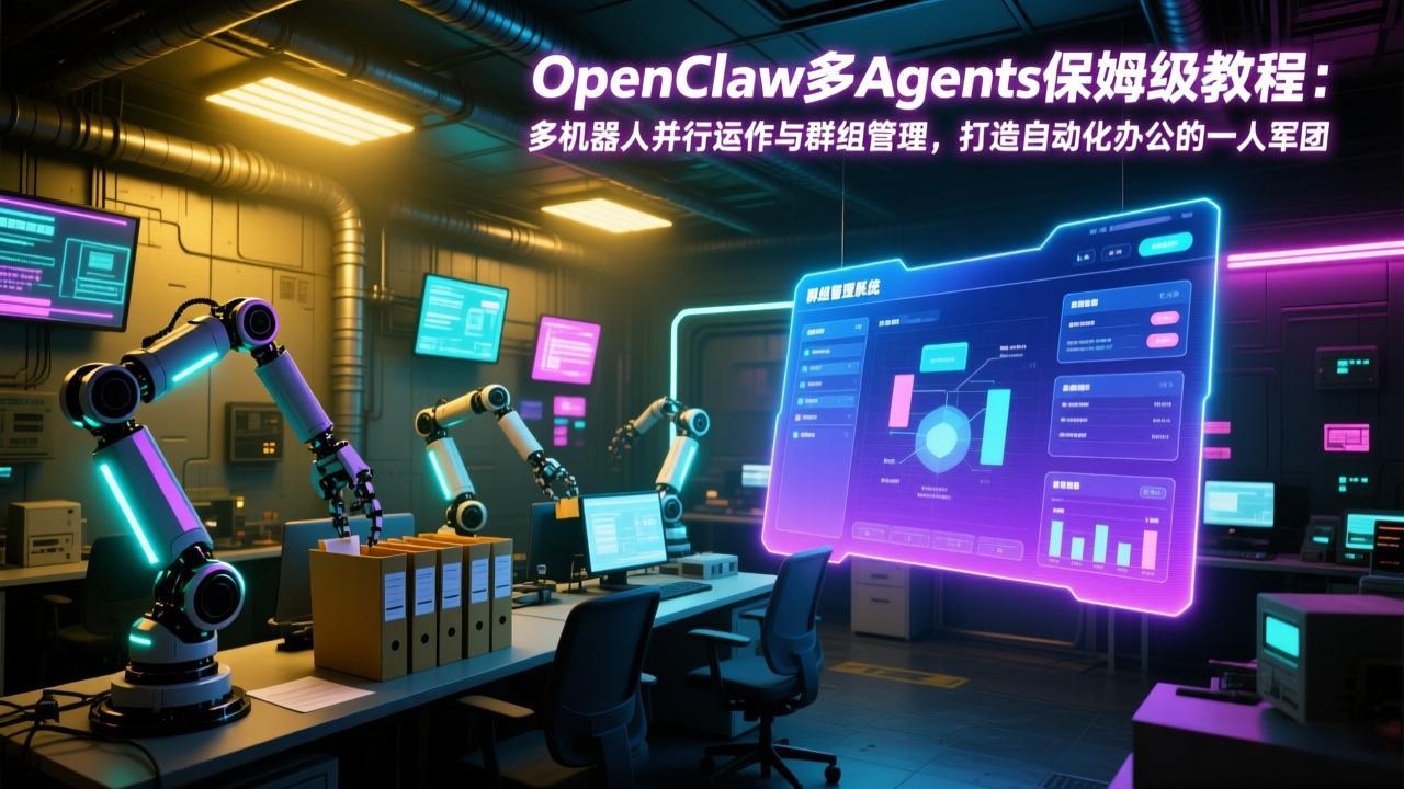OpenClaw多Agents保姆级教程：多机器人并行运作与群组管理，打造自动化办公的一人军团-shxbox省心宝盒