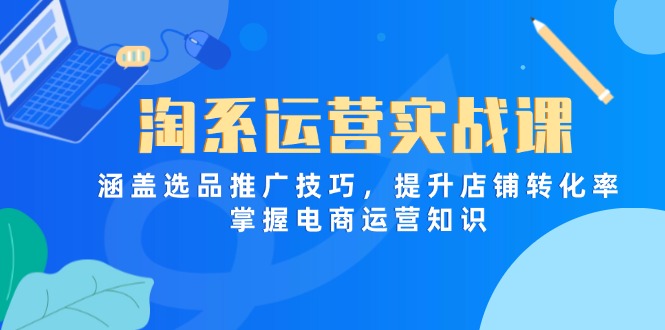 淘系运营实战课，涵盖选品推广技巧，提升店铺转化率，掌握电商运营知识-shxbox省心宝盒
