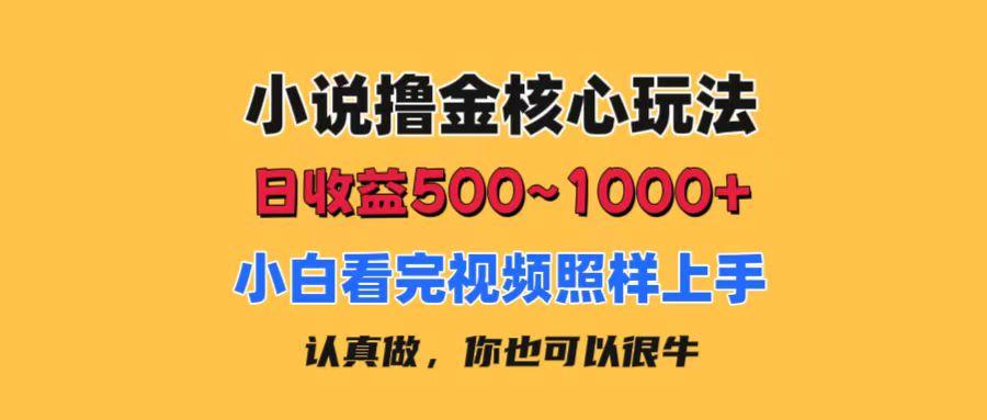 小说撸金核心玩法，日收益500-1000+，小白看完照样上手，0成本有手就行-shxbox省心宝盒