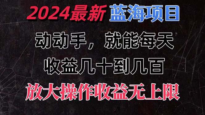 有手就行的2024全新蓝海项目，每天1小时收益几十到几百，可放大操作收...-shxbox省心宝盒