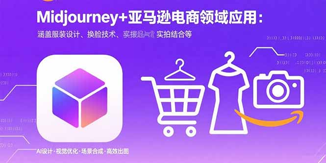 Midjourney+电商领域商业应用：涵盖服装设计、换脸技术、实拍结合等-shxbox省心宝盒